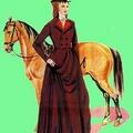 1808 г. Дама в костюме для верховой езды